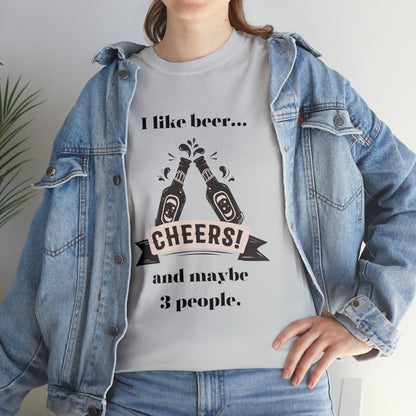 I like Beer Unisex Heavy Cotton Tee