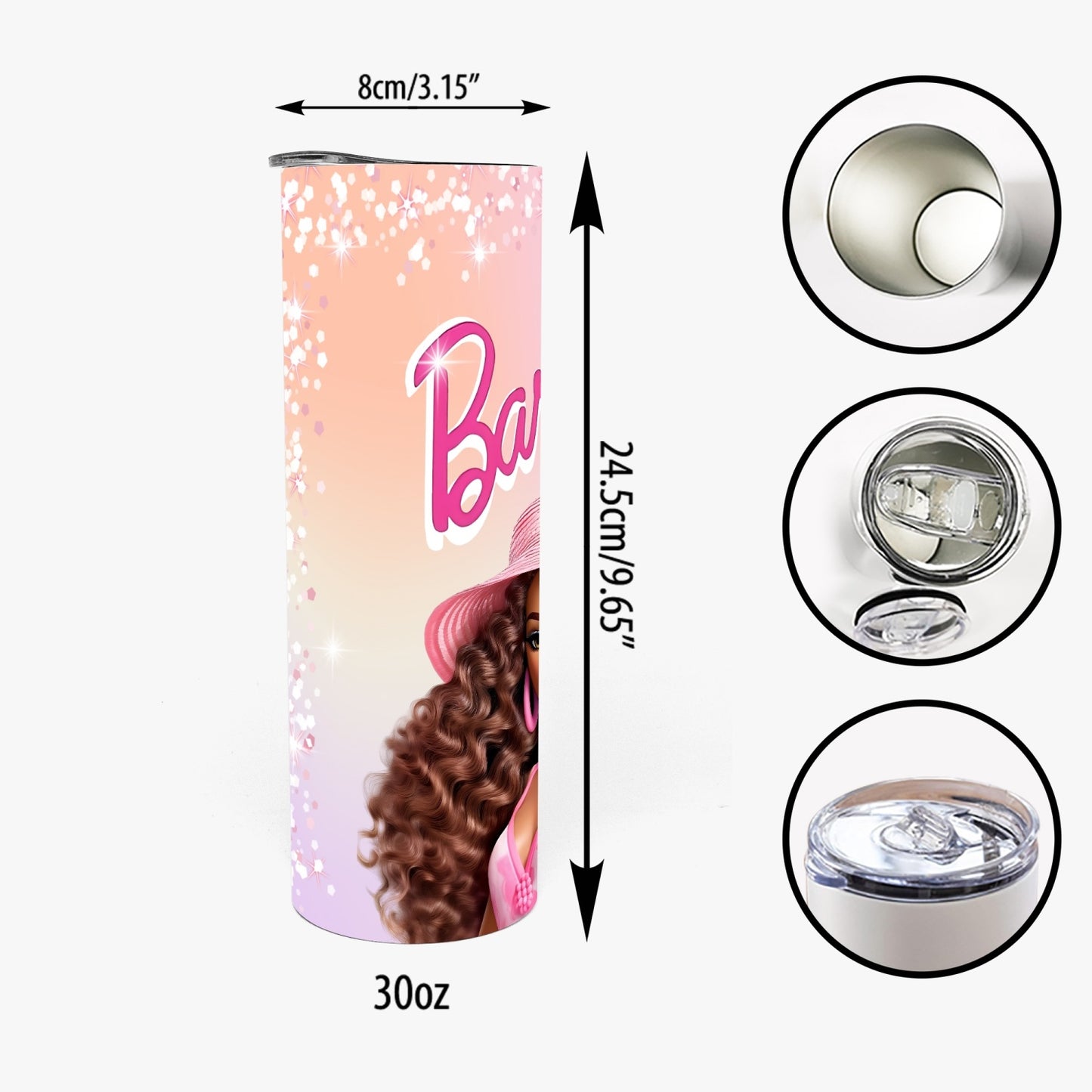 Barbie 30oz Thermal Tumbler