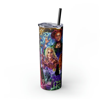 Hocus Pocus Skinny Tumbler with Straw, 20oz