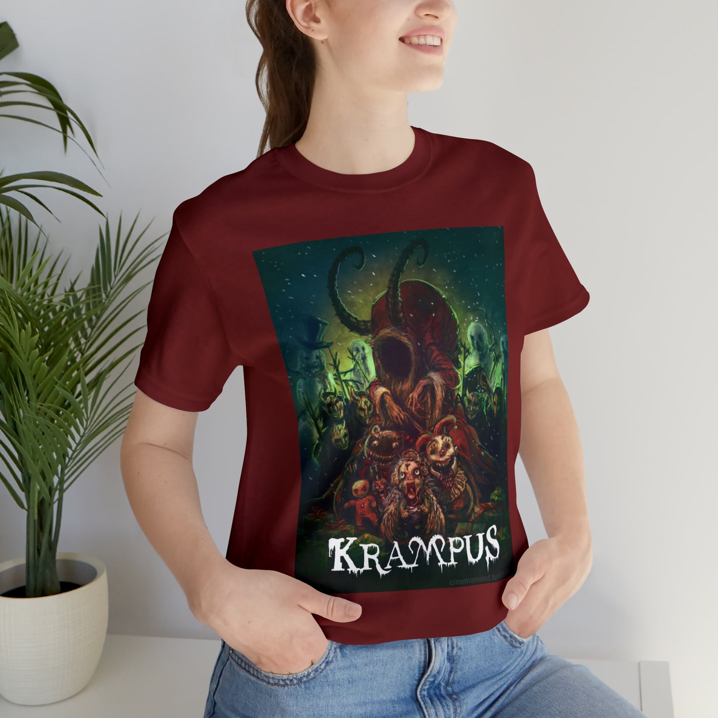 Krampus 1 Unisex Jersey Short Sleeve Tee