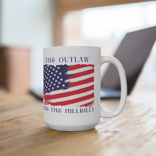 THE OUTLAW AND THE HILLBILLY Mug 15oz