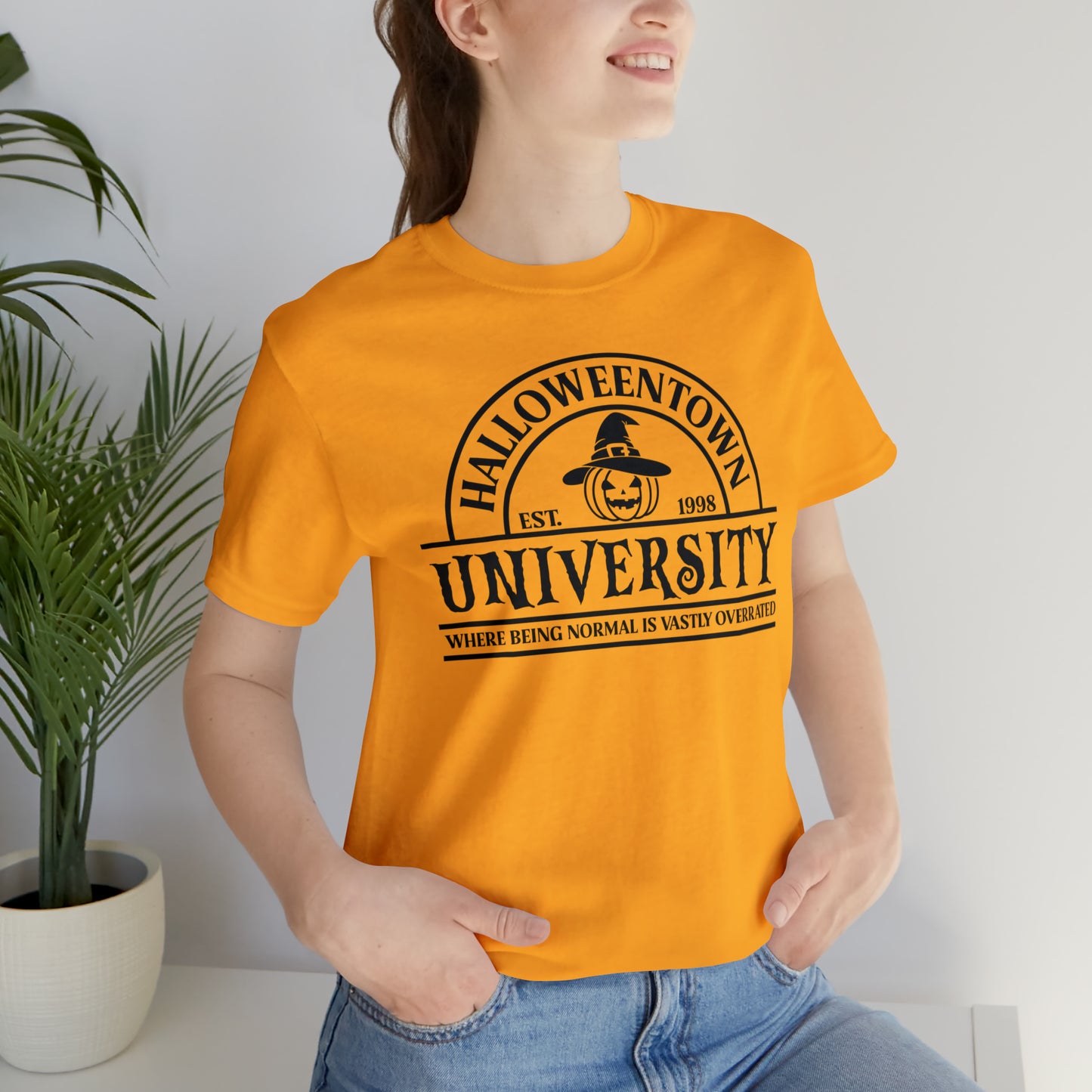 Halloween University Unisex Jersey Short Sleeve Tee