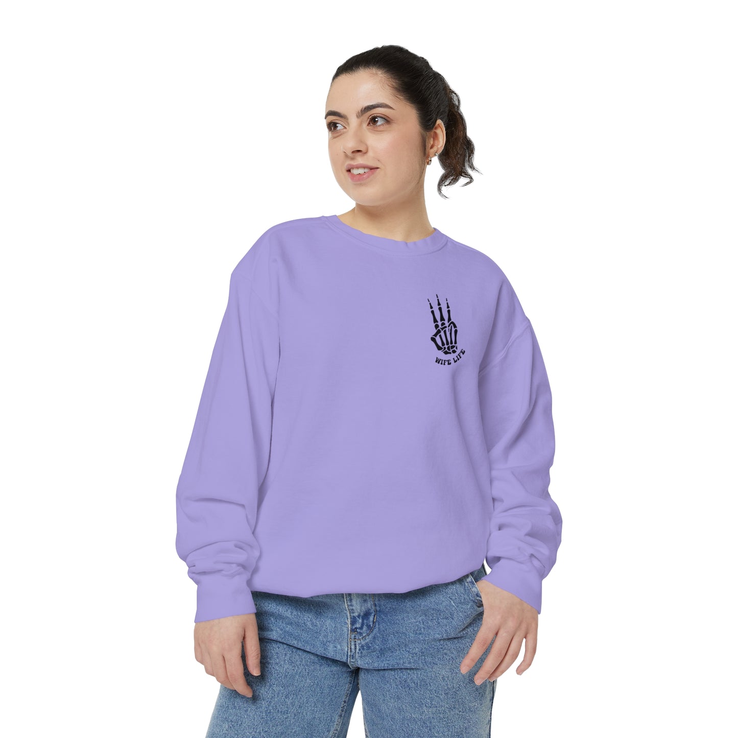 Square up Unisex Garment-Dyed Sweatshirt