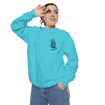 Square up Unisex Garment-Dyed Sweatshirt