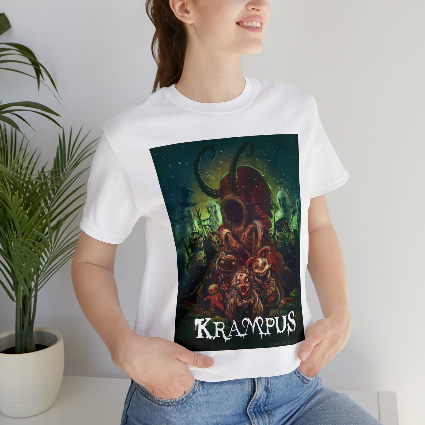 Krampus 1 Unisex Jersey Short Sleeve Tee