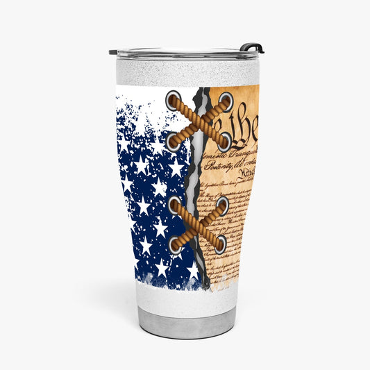 We The People 30oz Curved Shiny Tumbler