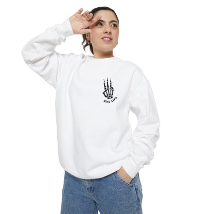 Square up Unisex Garment-Dyed Sweatshirt