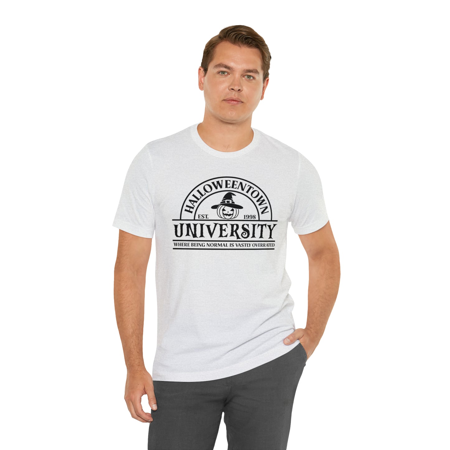 Halloween University Unisex Jersey Short Sleeve Tee