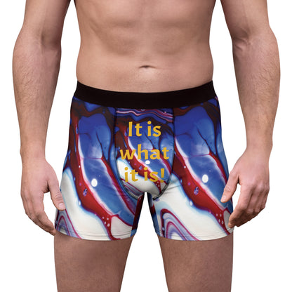 It is what it is Men's Boxer Briefs (AOP)