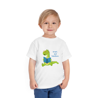 Smart and Handsome Toddler Short Sleeve Tee Back to School