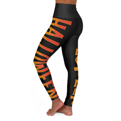 Halloween High Waisted Yoga Leggings (AOP)