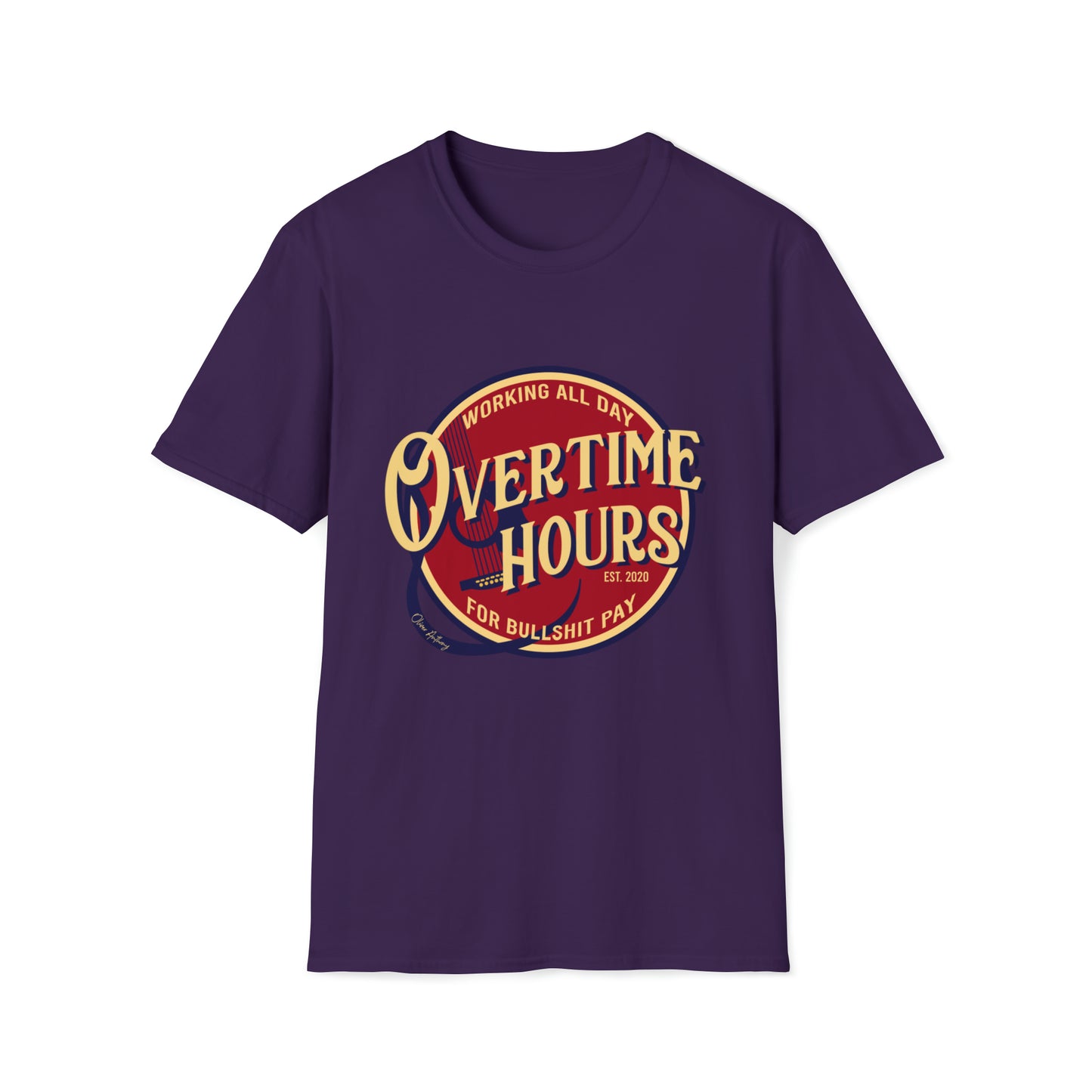 overtime hours Unisex Softstyle T-Shirt