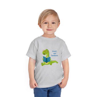 Smart and Handsome Toddler Short Sleeve Tee Back to School