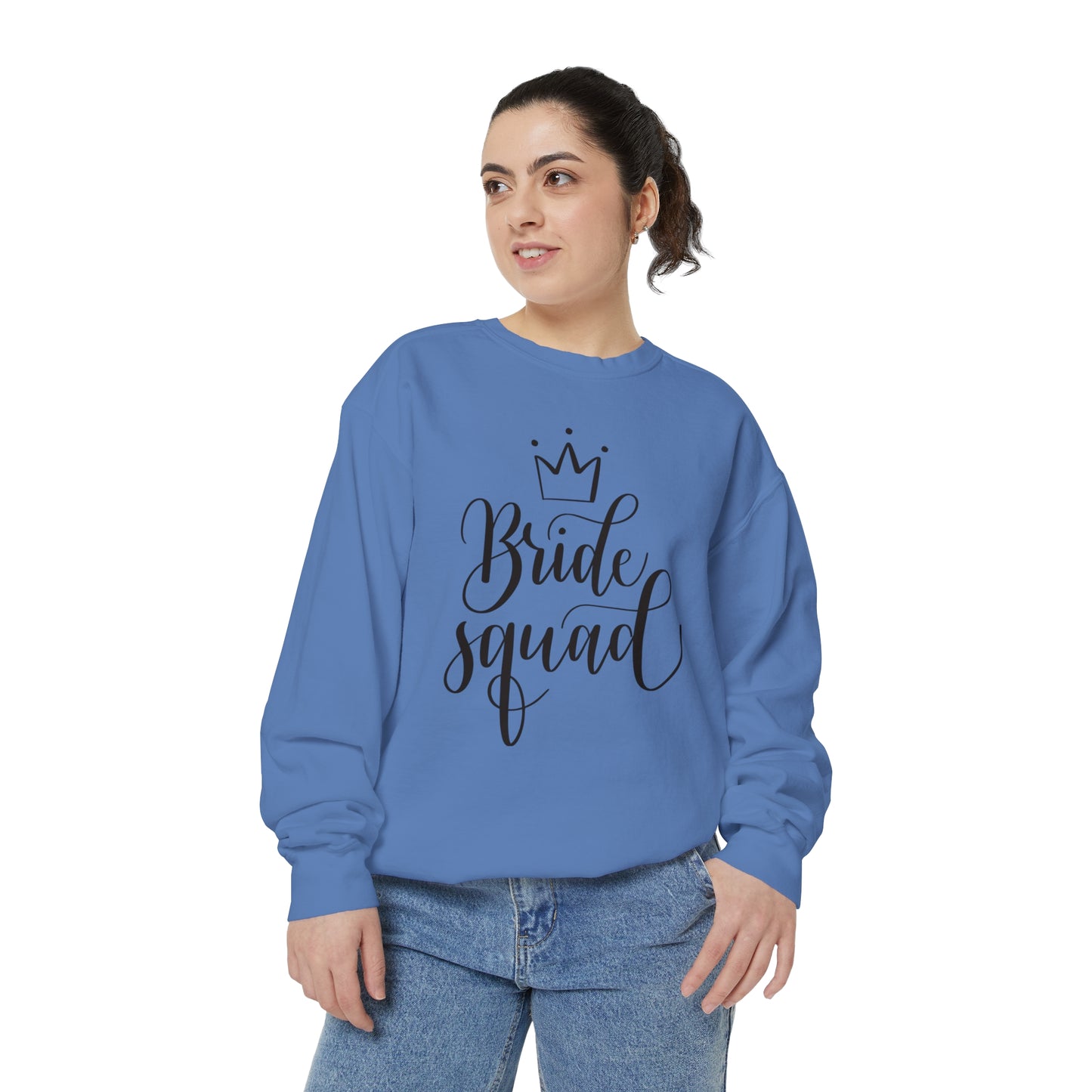 Bride Squad Unisex Garment-Dyed Sweatshirt