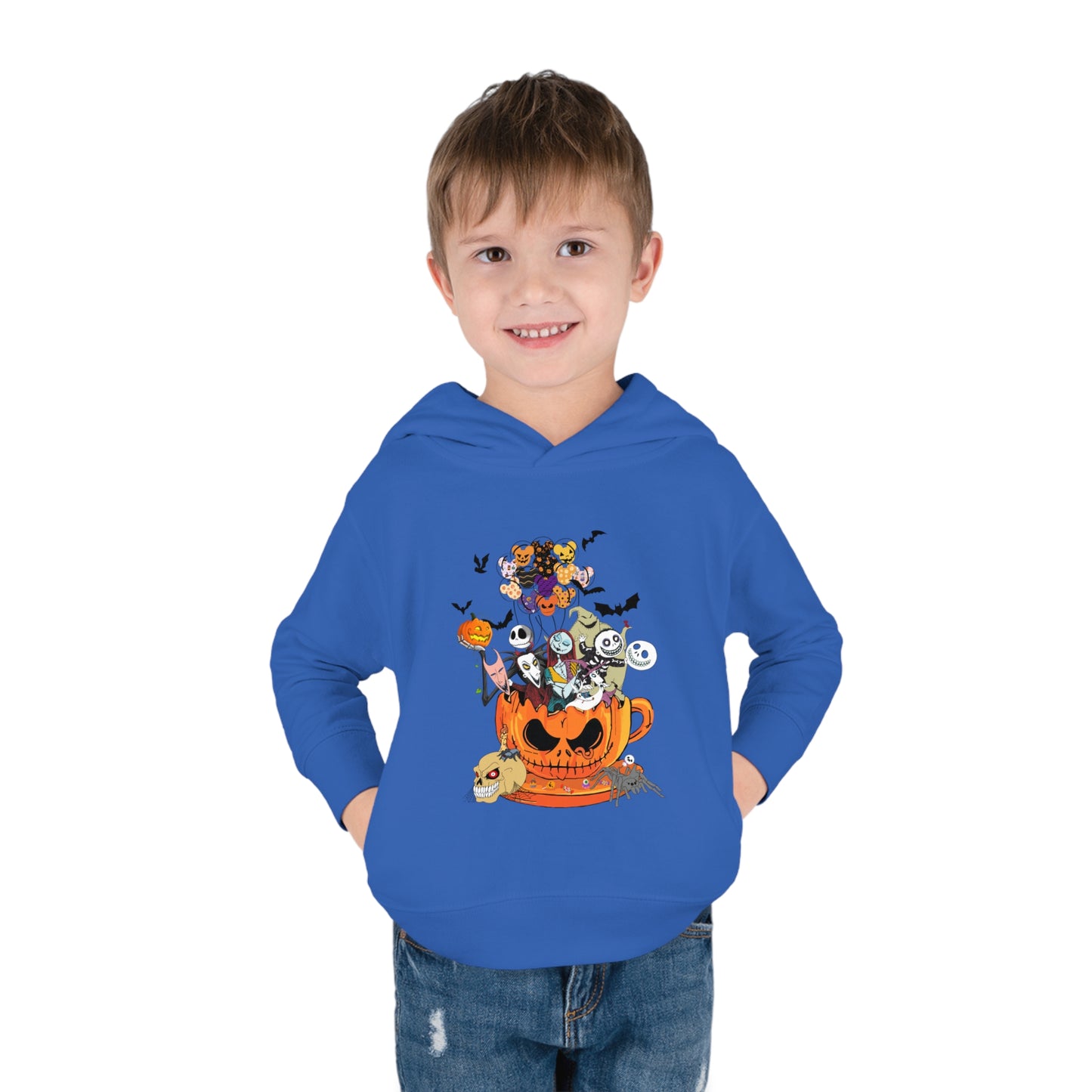 Halloween Toddler Pullover Fleece Hoodie