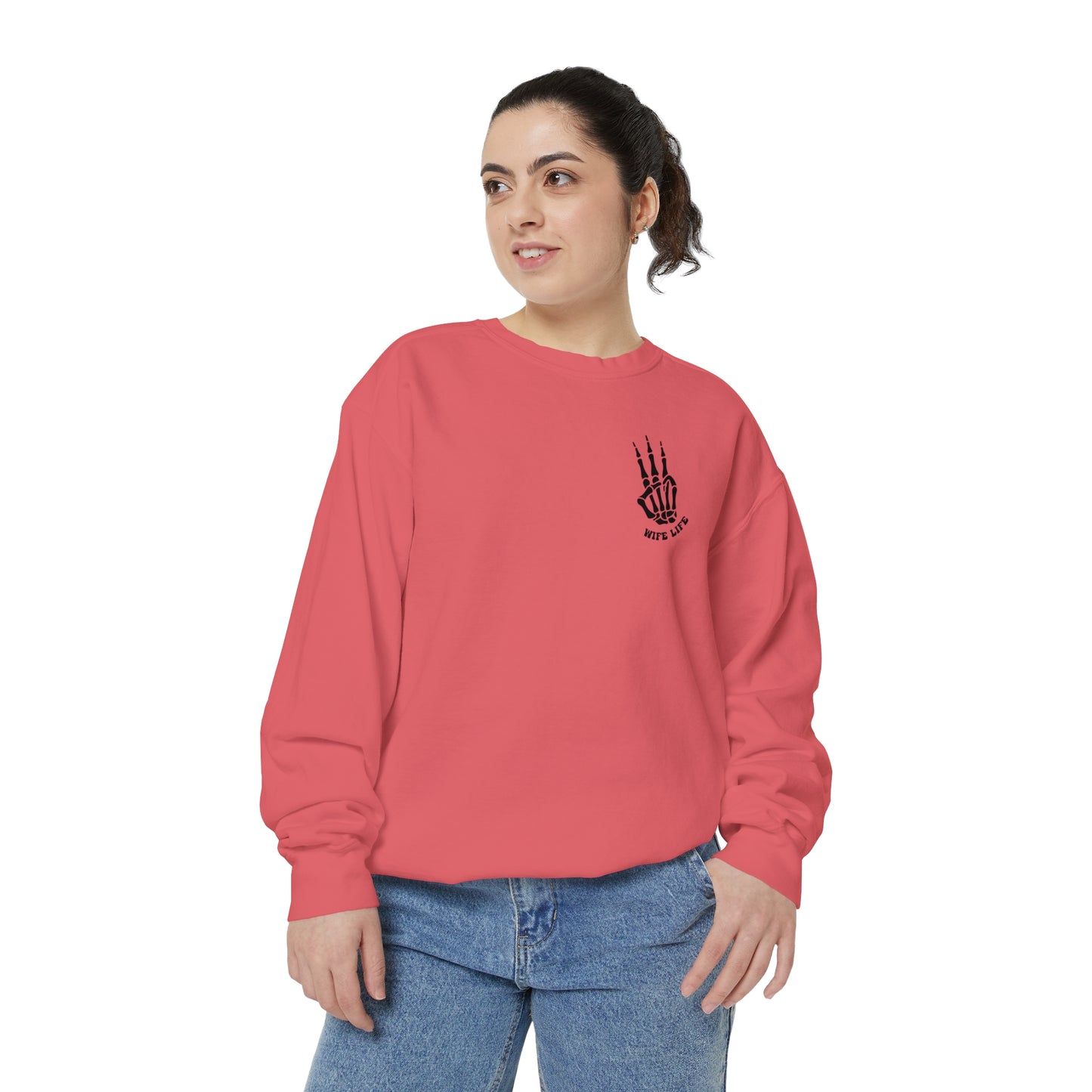 Square up Unisex Garment-Dyed Sweatshirt