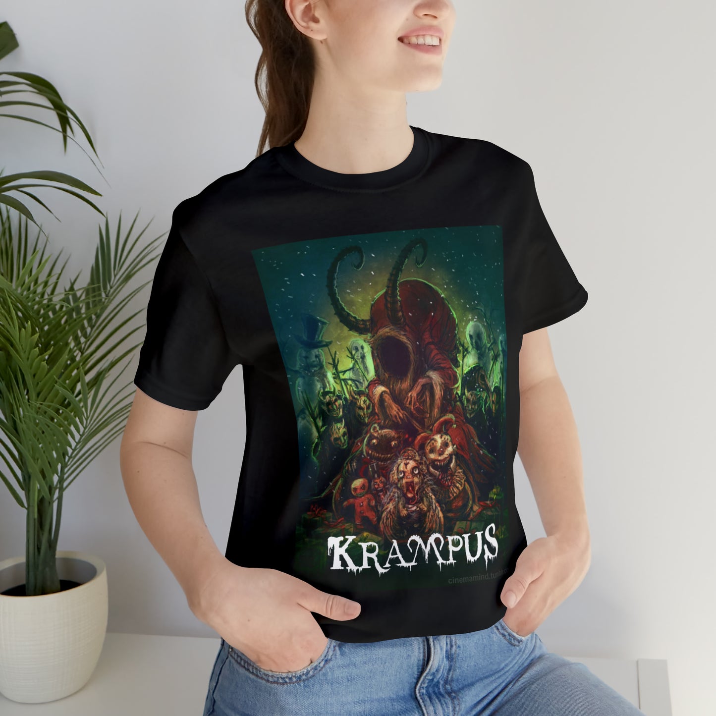 Krampus 1 Unisex Jersey Short Sleeve Tee