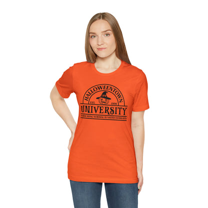 Halloween University Unisex Jersey Short Sleeve Tee