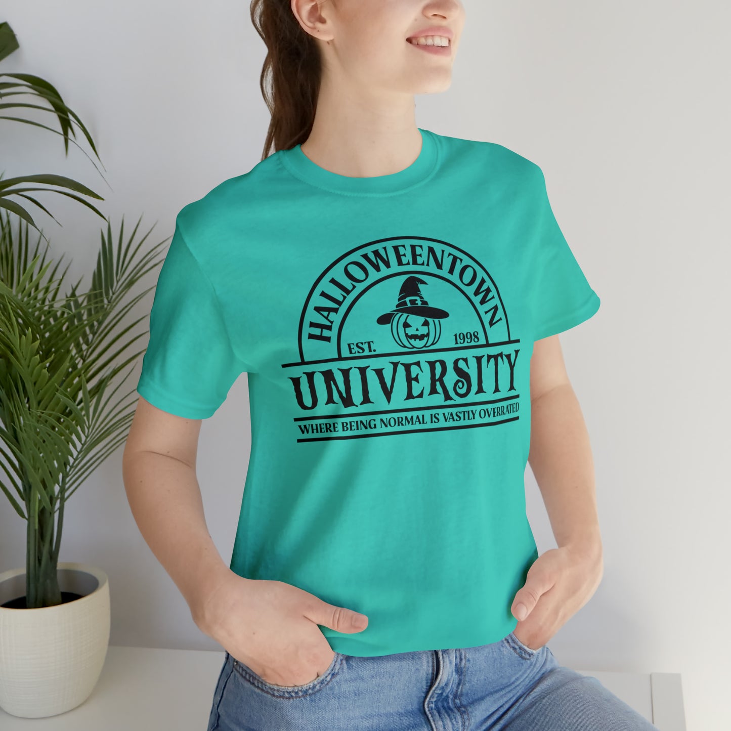 Halloween University Unisex Jersey Short Sleeve Tee