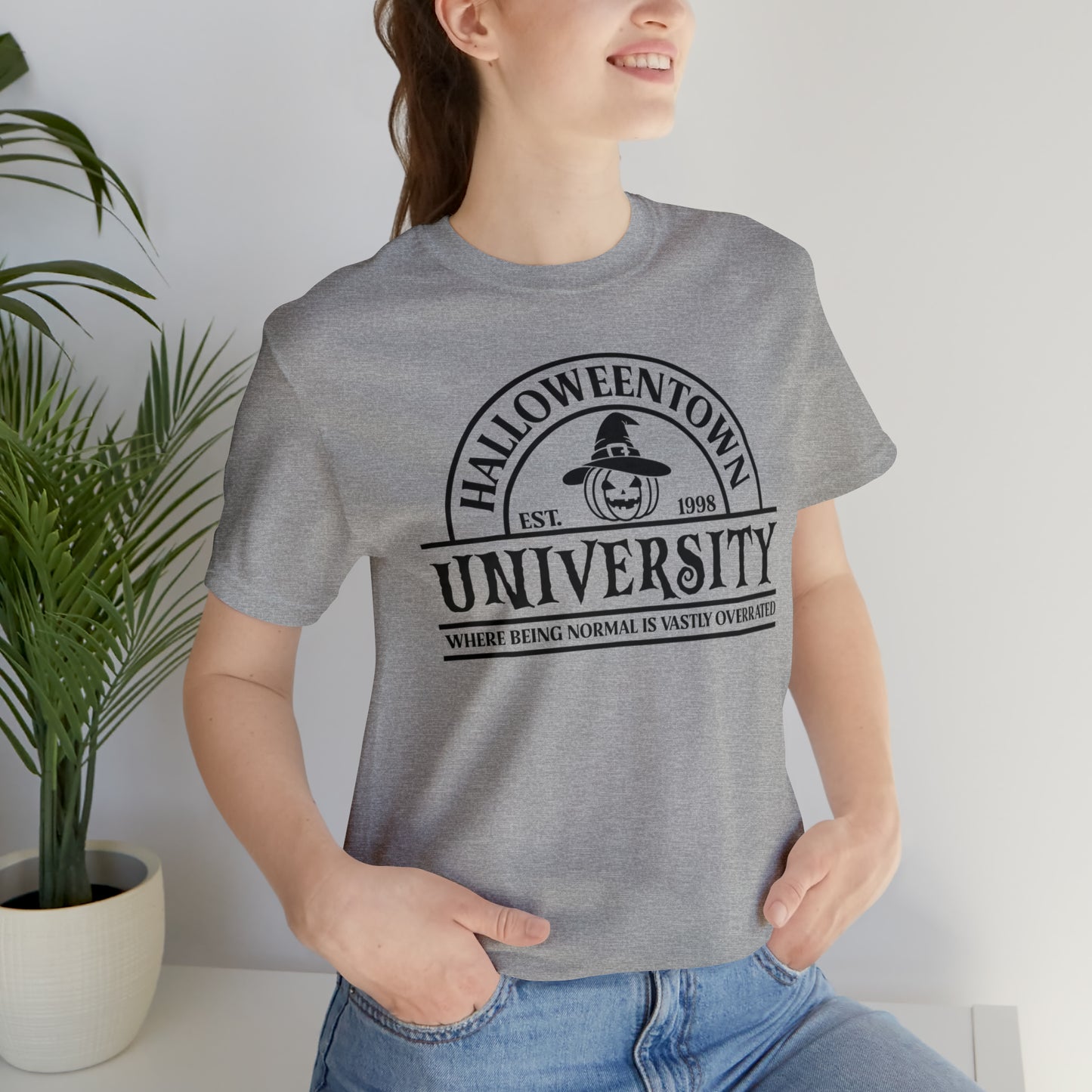 Halloween University Unisex Jersey Short Sleeve Tee