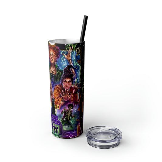 Hocus Pocus Skinny Tumbler with Straw, 20oz