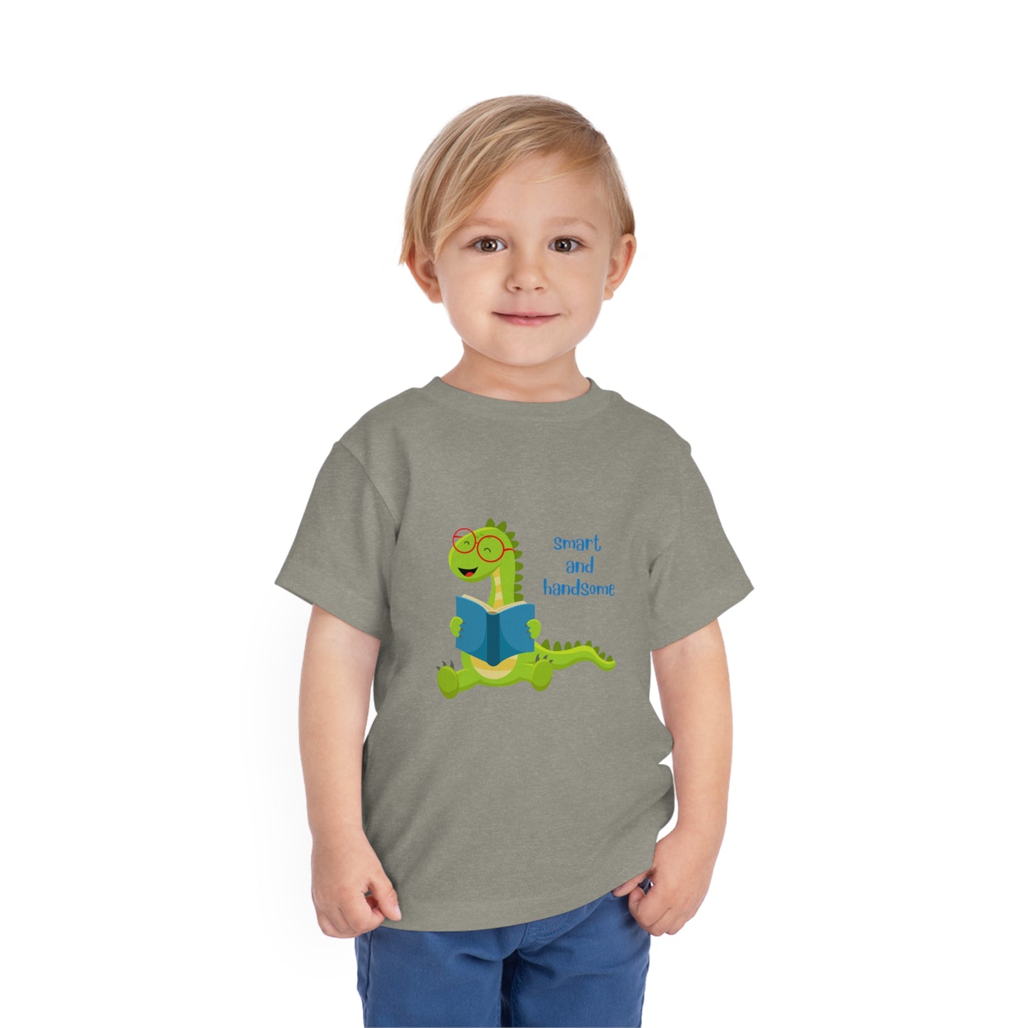 Smart and Handsome Toddler Short Sleeve Tee Back to School