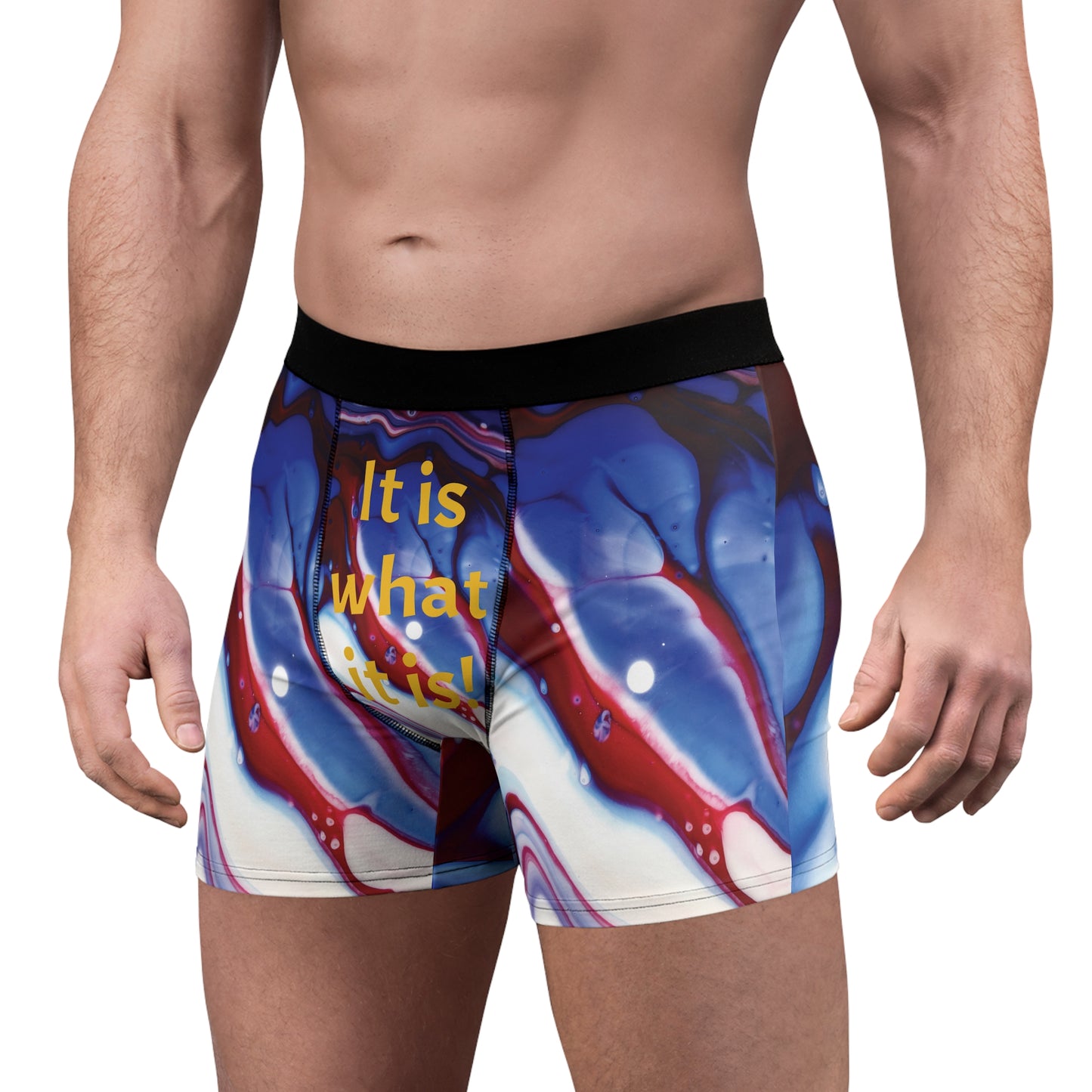 It is what it is Men's Boxer Briefs (AOP)