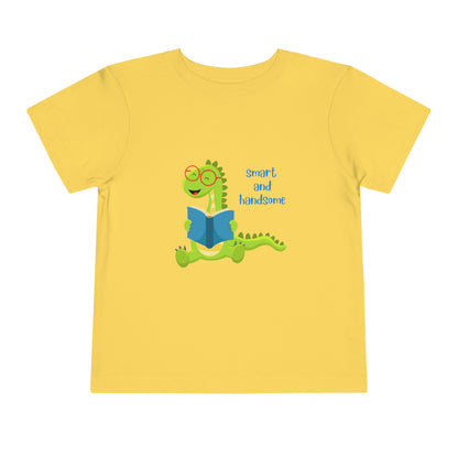 Smart and Handsome Toddler Short Sleeve Tee Back to School