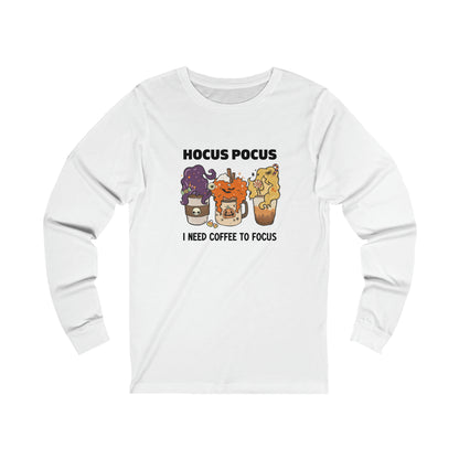 Hocus Pocus Coffee Unisex Jersey Long Sleeve Tee