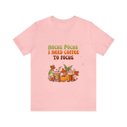 Hocus Pocus coffee Unisex Jersey Short Sleeve Tee