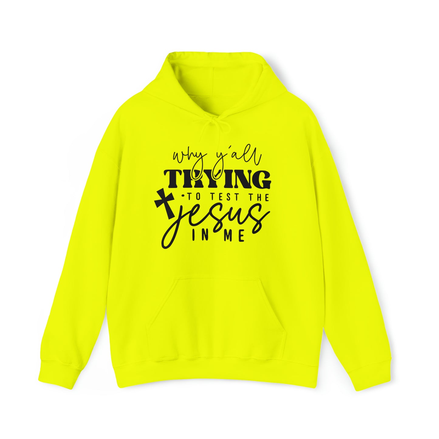 Testing my Jesus Unisex Heavy Blend™ Hooded Sweatshirt