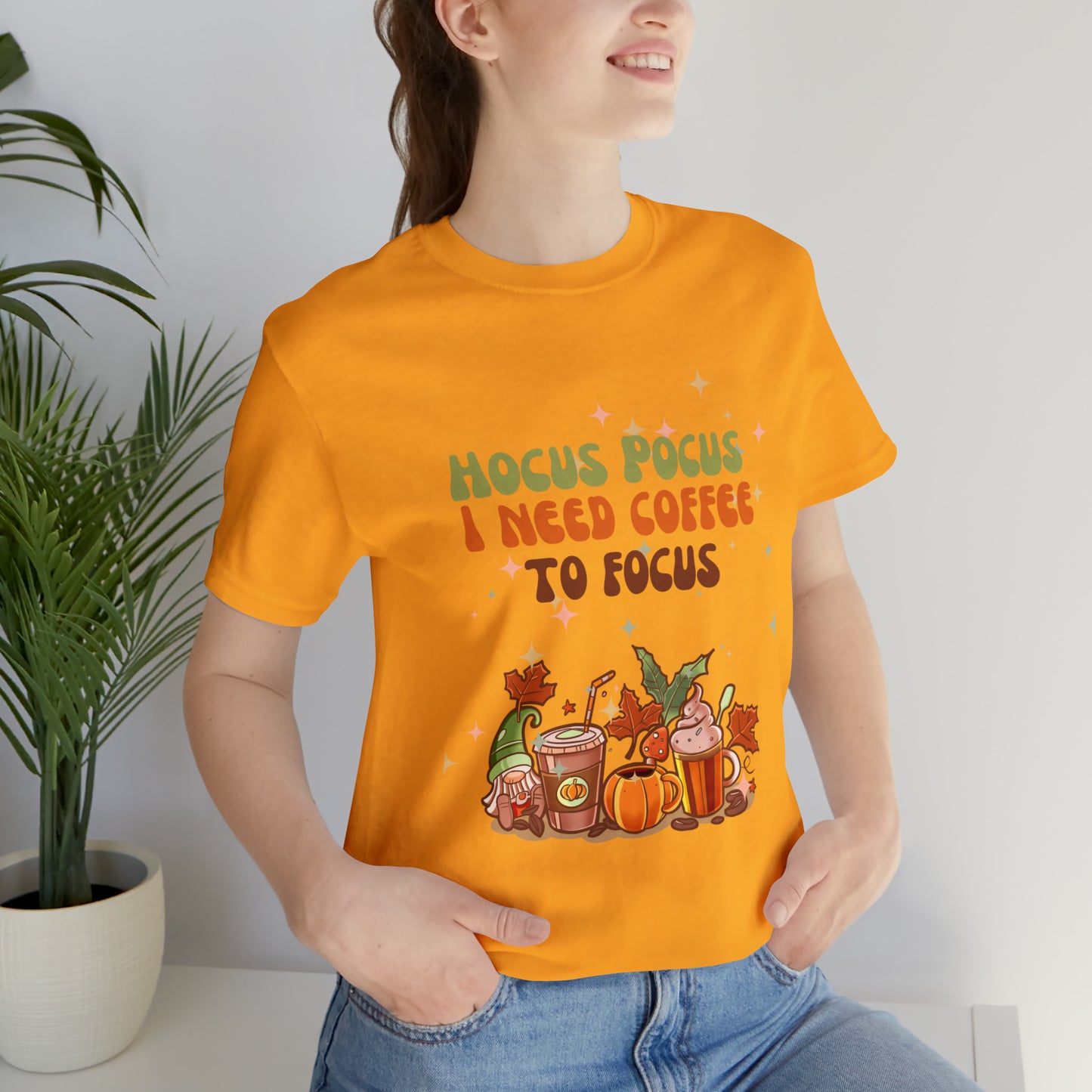 Hocus Pocus coffee Unisex Jersey Short Sleeve Tee