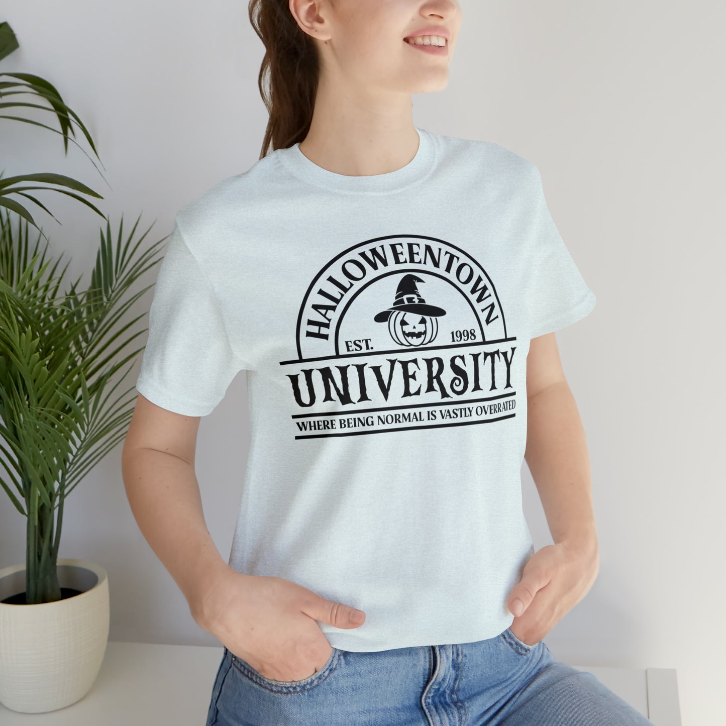 Halloween University Unisex Jersey Short Sleeve Tee