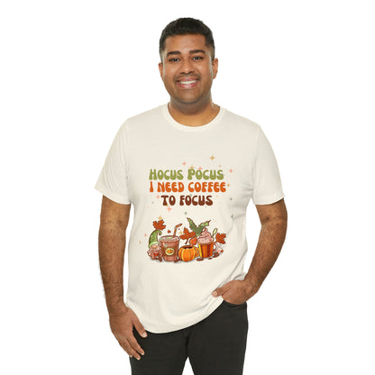 Hocus Pocus coffee Unisex Jersey Short Sleeve Tee