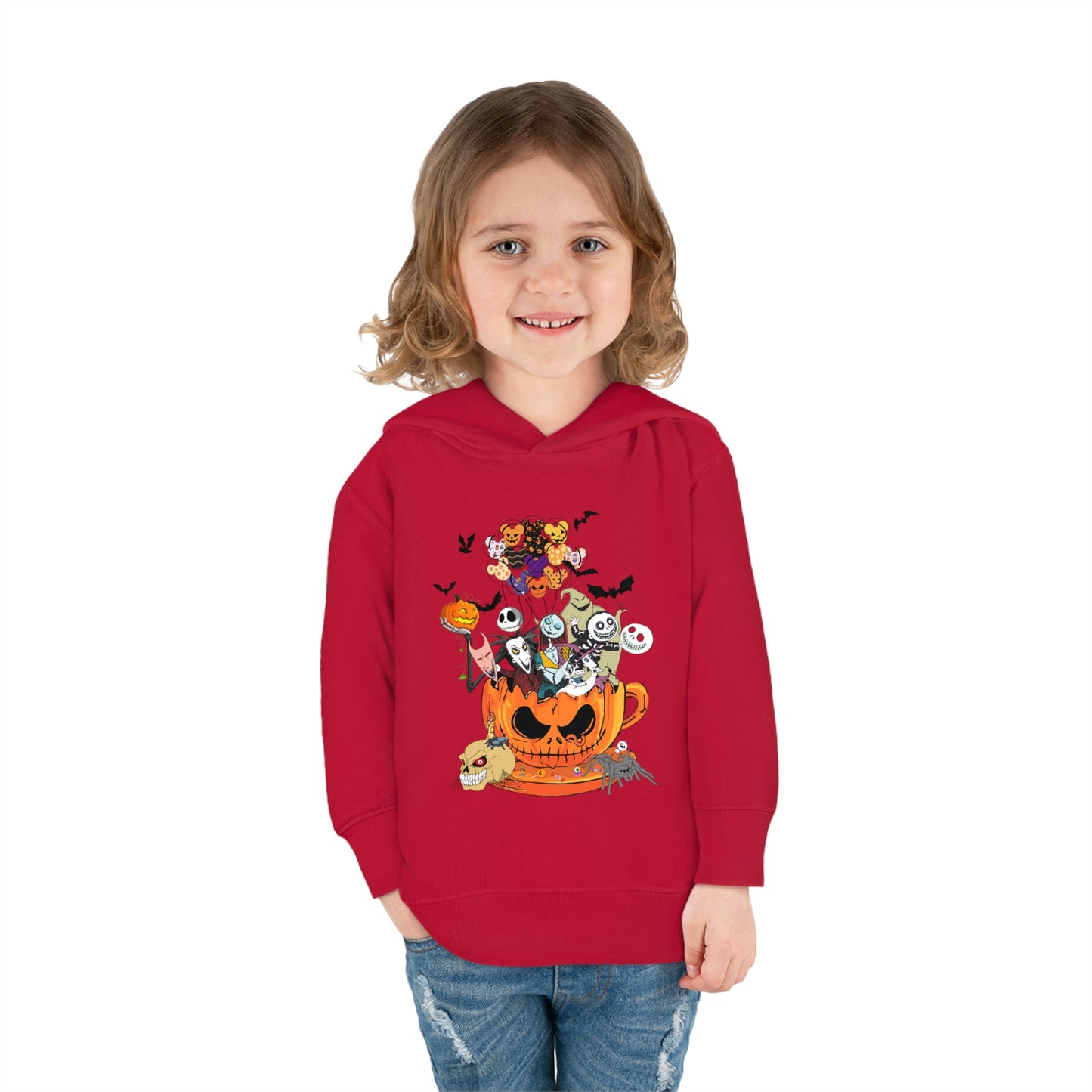 Halloween Toddler Pullover Fleece Hoodie