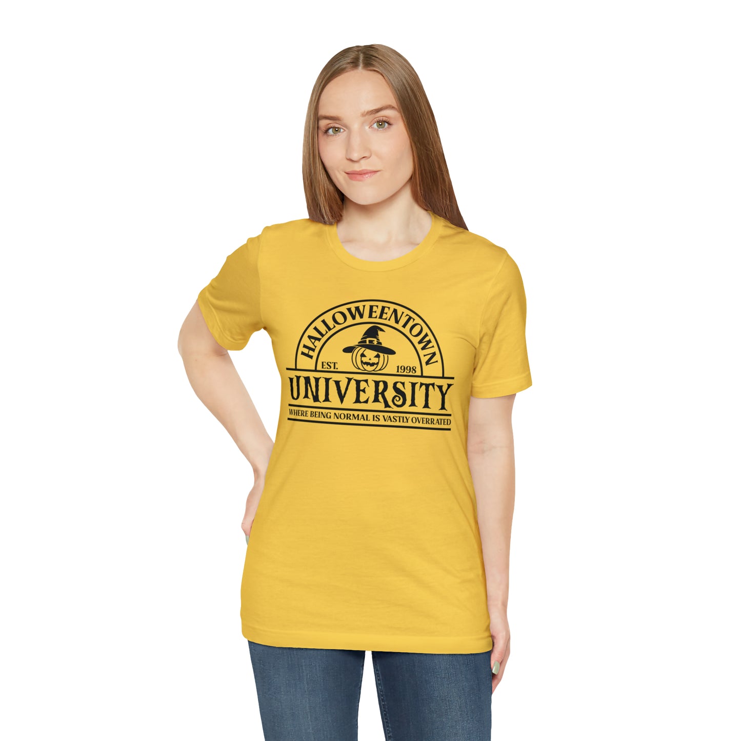 Halloween University Unisex Jersey Short Sleeve Tee