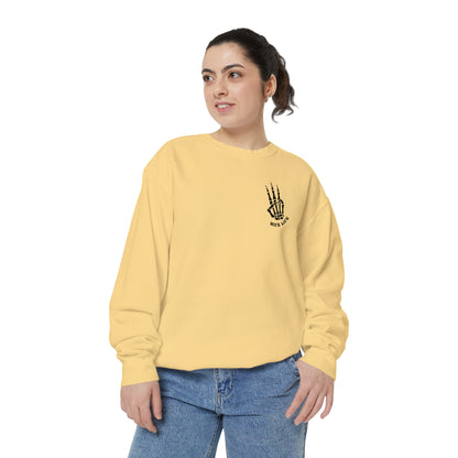 Square up Unisex Garment-Dyed Sweatshirt