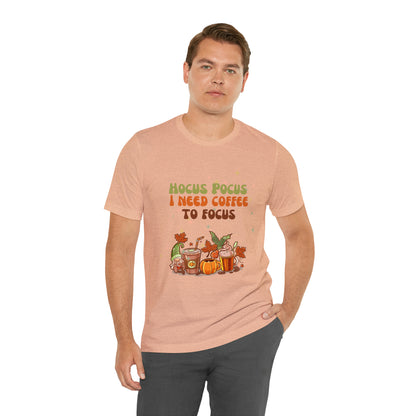 Hocus Pocus coffee Unisex Jersey Short Sleeve Tee