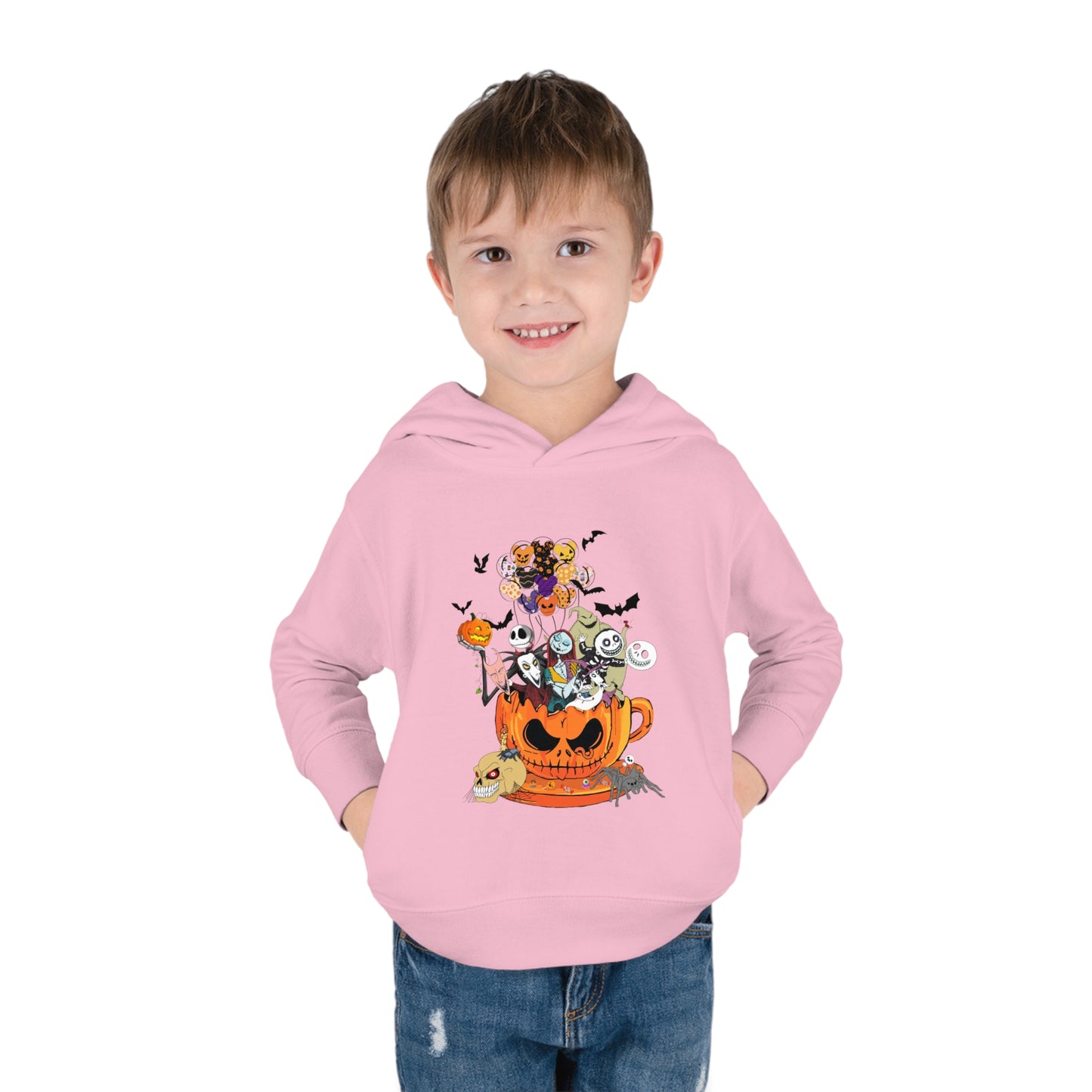 Halloween Toddler Pullover Fleece Hoodie