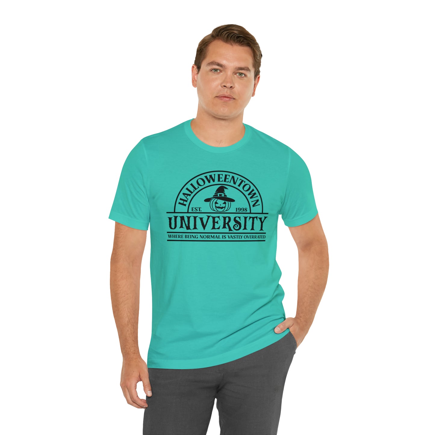 Halloween University Unisex Jersey Short Sleeve Tee