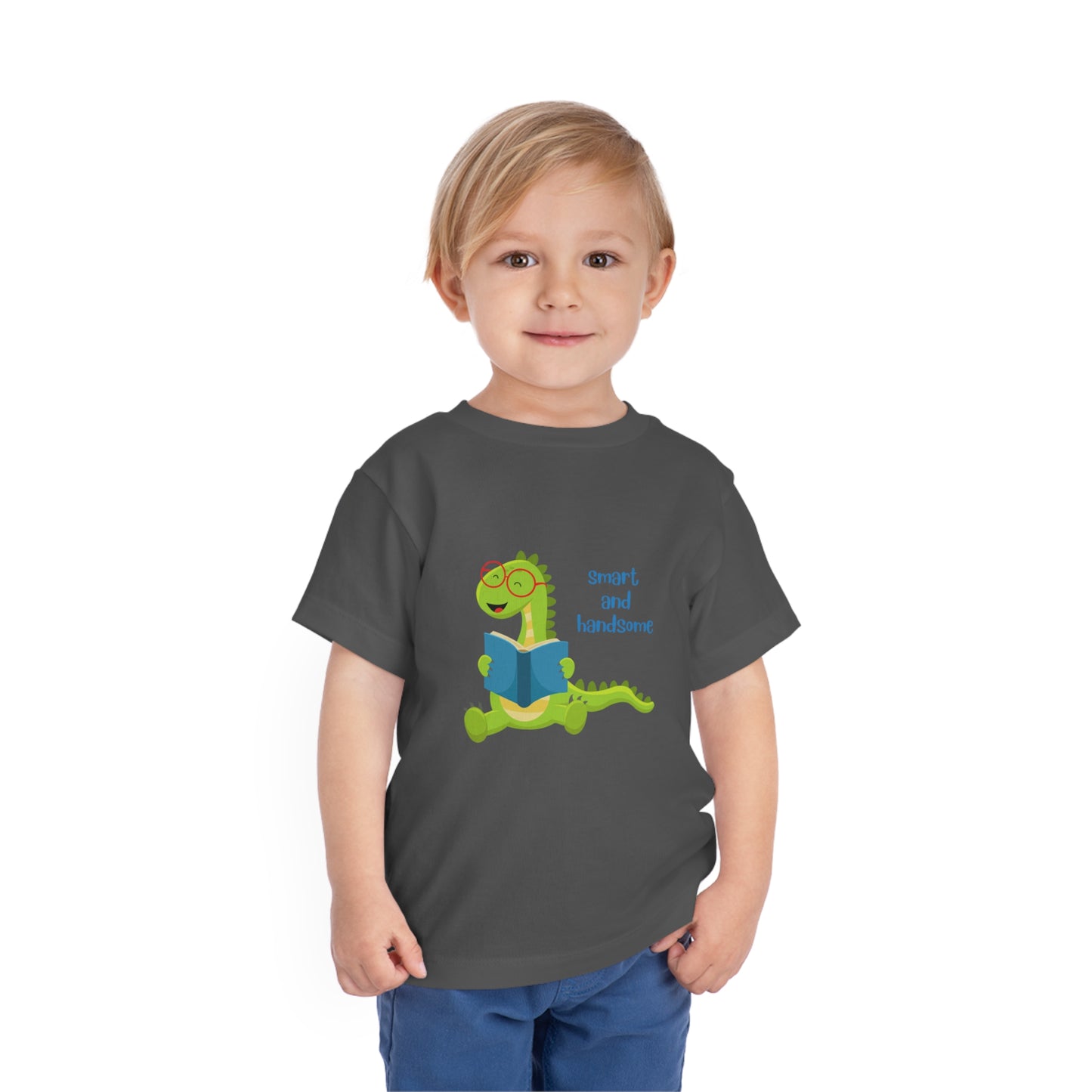 Smart and Handsome Toddler Short Sleeve Tee Back to School