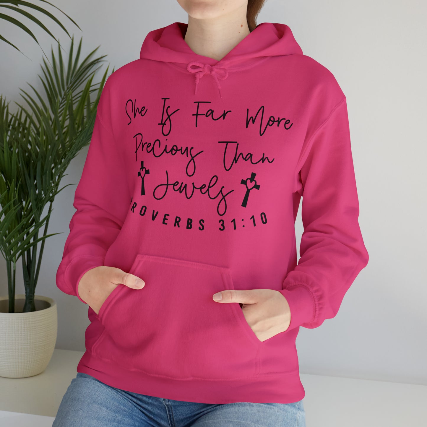 Proverbs Woman Unisex Heavy Blend™ Hooded Sweatshirt