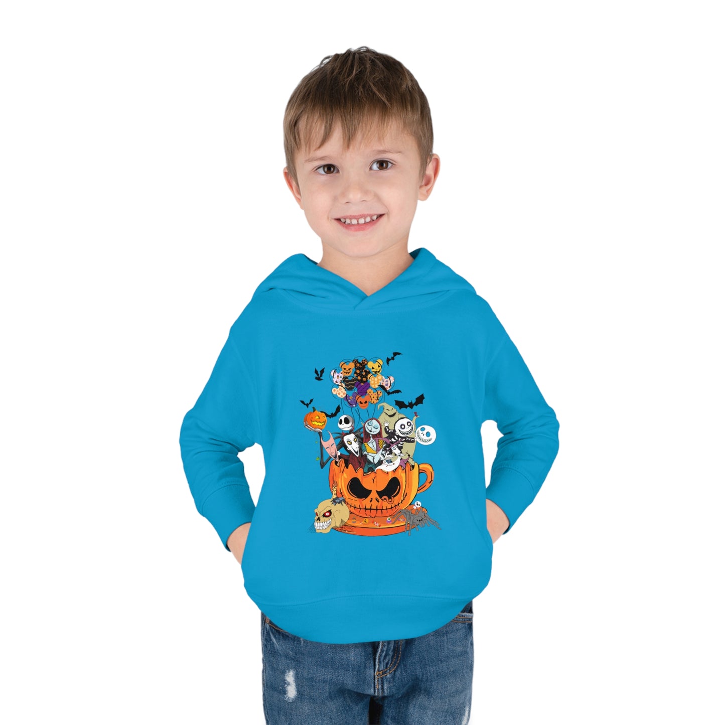 Halloween Toddler Pullover Fleece Hoodie