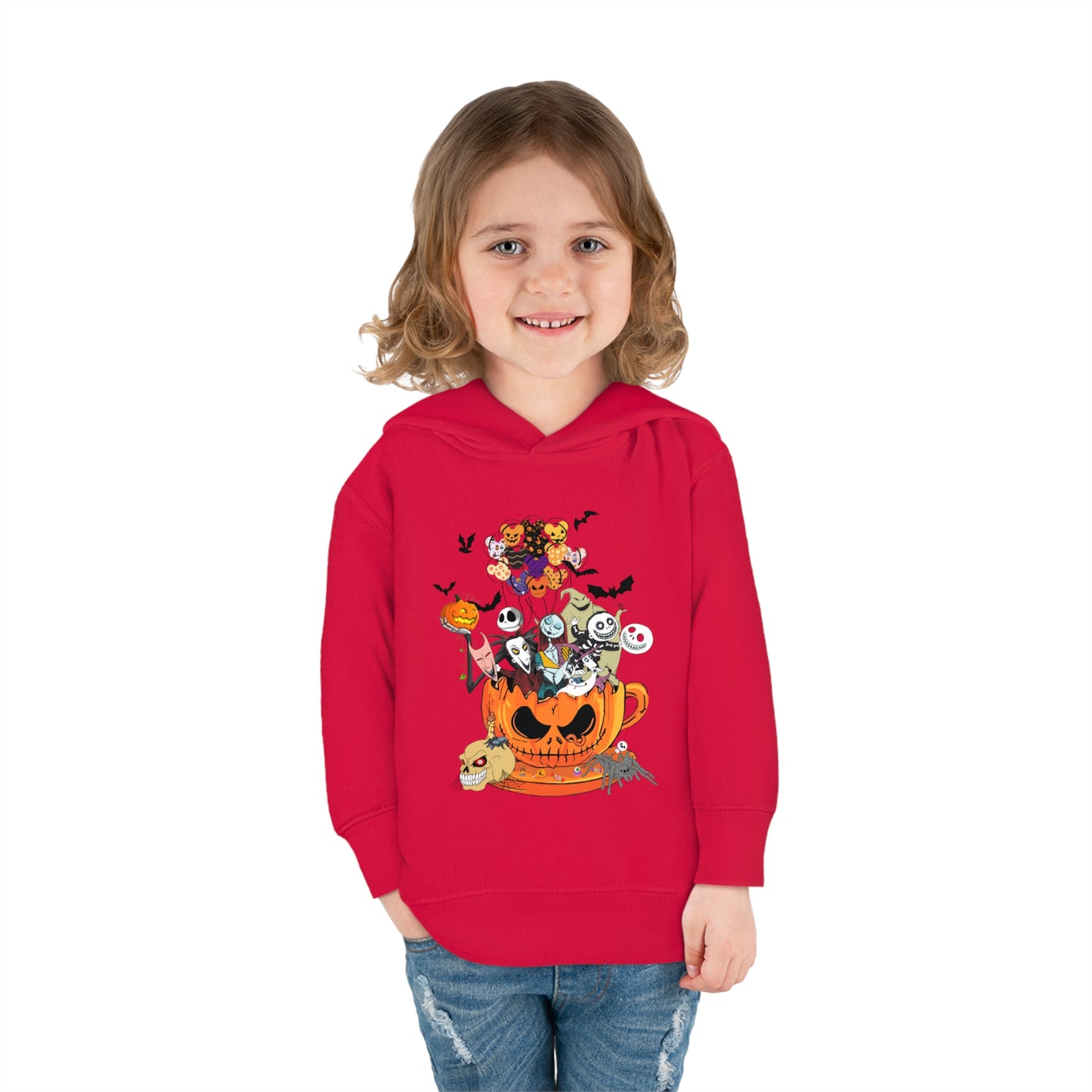 Halloween Toddler Pullover Fleece Hoodie