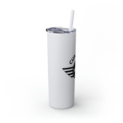 Skinny Tumbler with Straw, 20oz