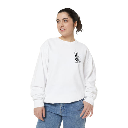 Square up Unisex Garment-Dyed Sweatshirt